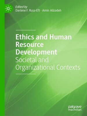 cover image of Ethics and Human Resource Development
